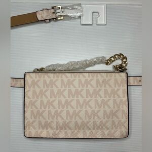 Michael Michael Kors Bedford Small Logo Waist Bag Fanny Pack Pink